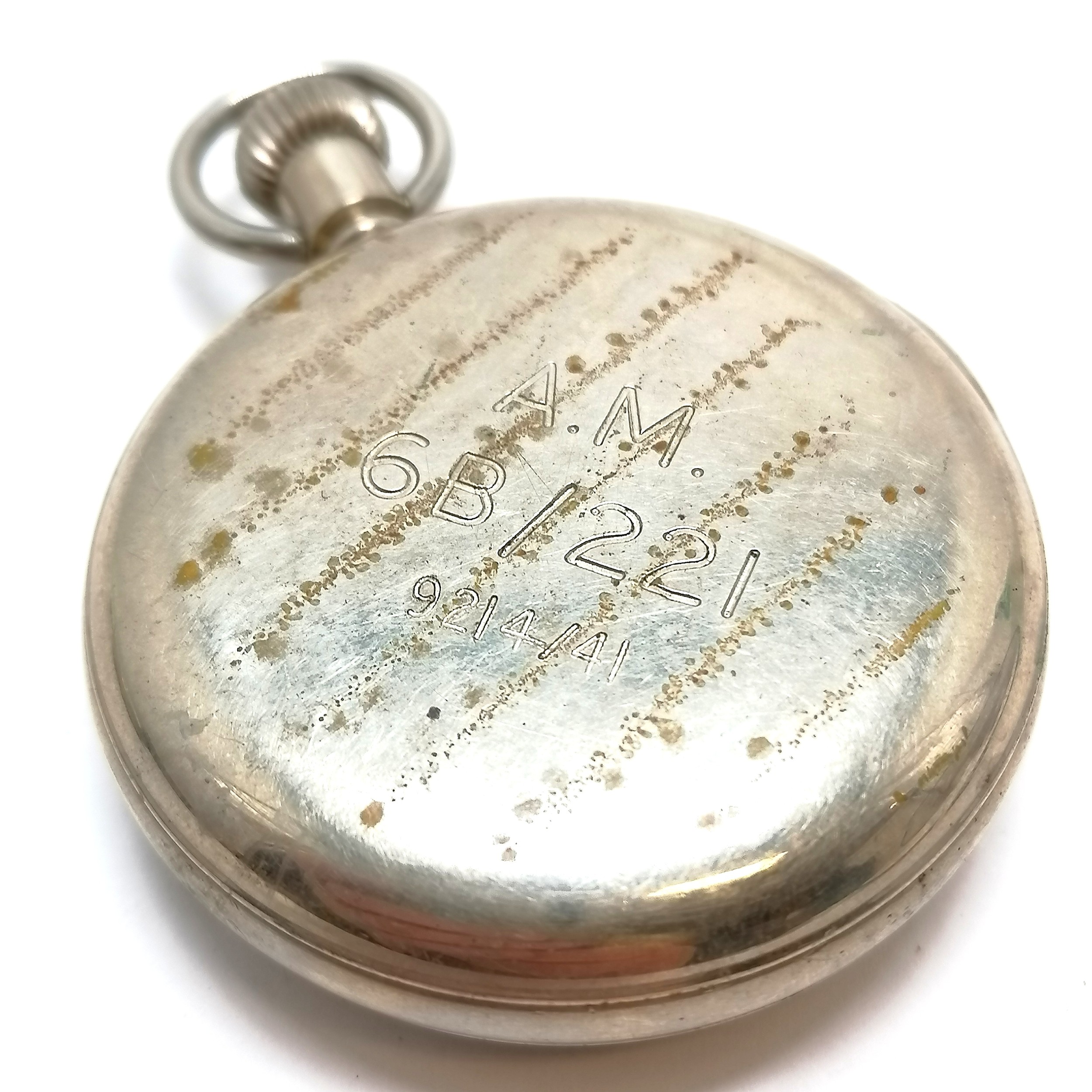 Air Ministry GS MK II pocket watch by Carley & Clemence t/w Air Ministry AM 6B/221 stop watch ~ both - Image 2 of 3