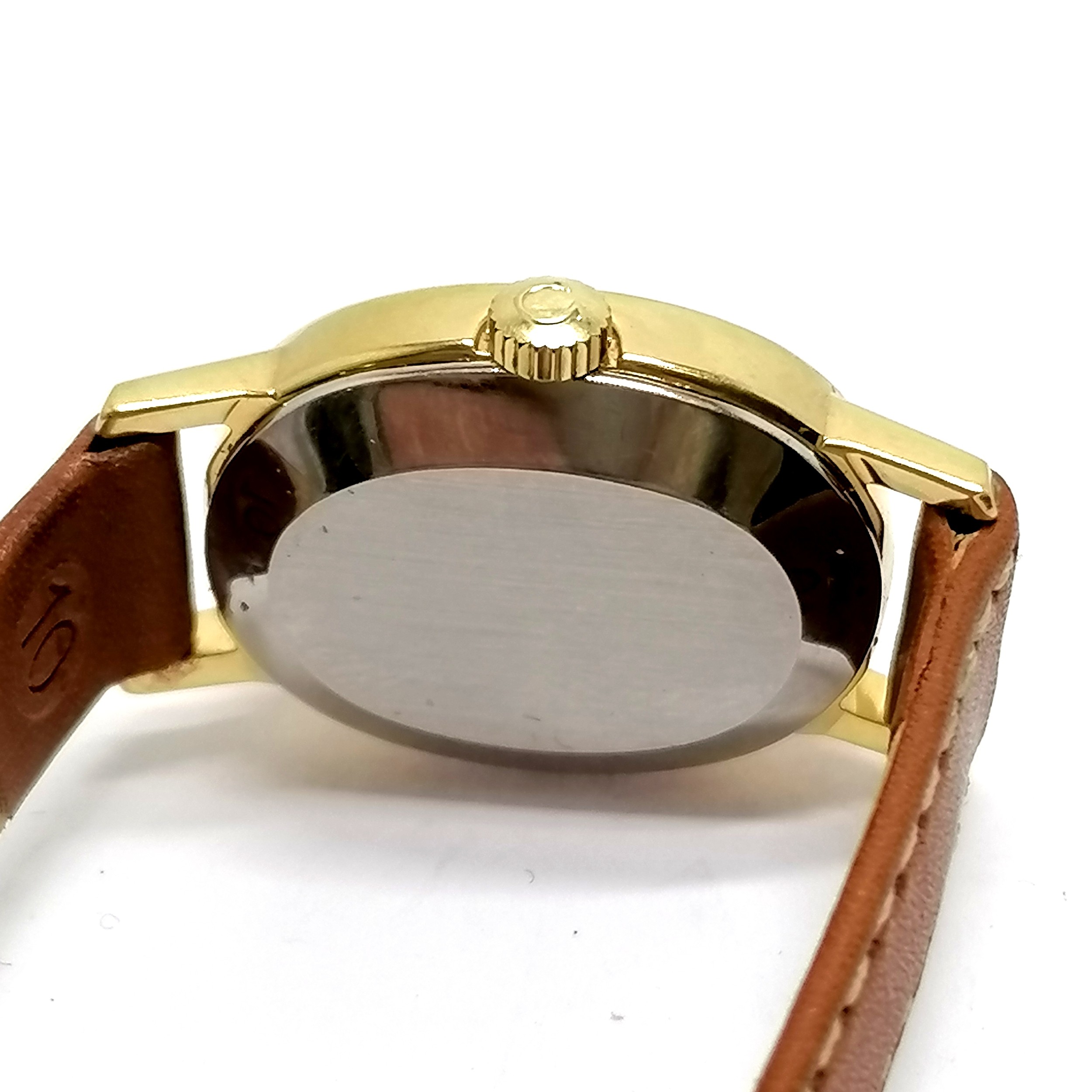 Omega ladies gold plated Deville manual wind wristwatch - no obvious damage & running BUT WE - Image 2 of 2
