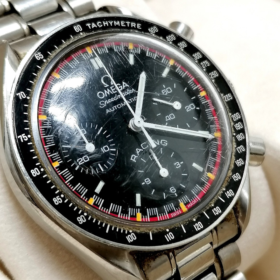 Omega Michael Schumacher speedmaster racing automatic wristwatch (36mm case) on original - Image 4 of 11