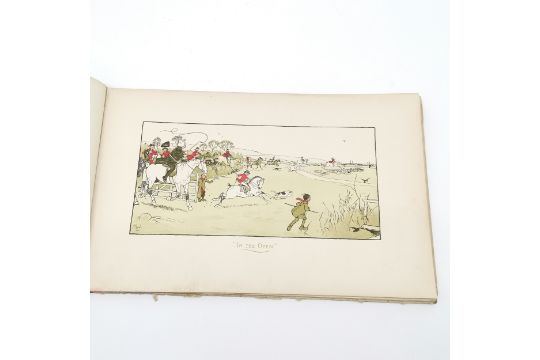 Antique book - 'A Sporting Garland' with pictures by Cecil Aldin ~ has signature at front E W Croker - Image 6 of 9