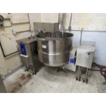 Cleveland Model MKGL-80T Gas Kettle with Mixer. Replacement Cost over $100,000.00