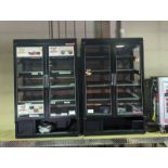 2 Illuminated Pastry Display Cases