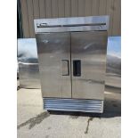 True 2 Door Stainless Steel Freezer