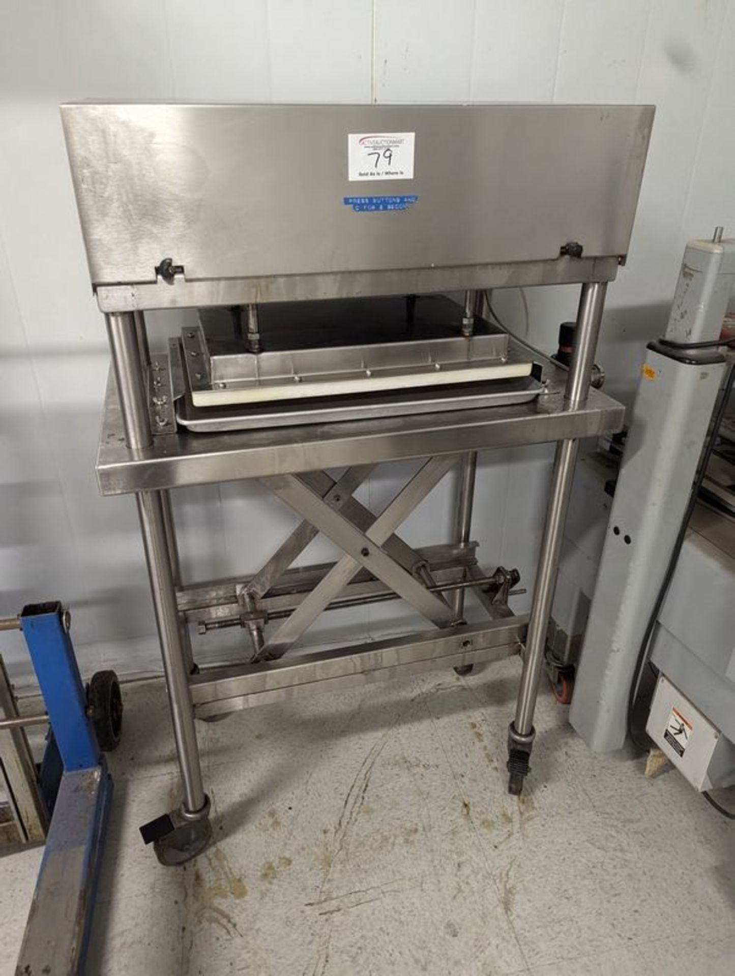 Stainless Steel Press for Full Size Bakers Trays