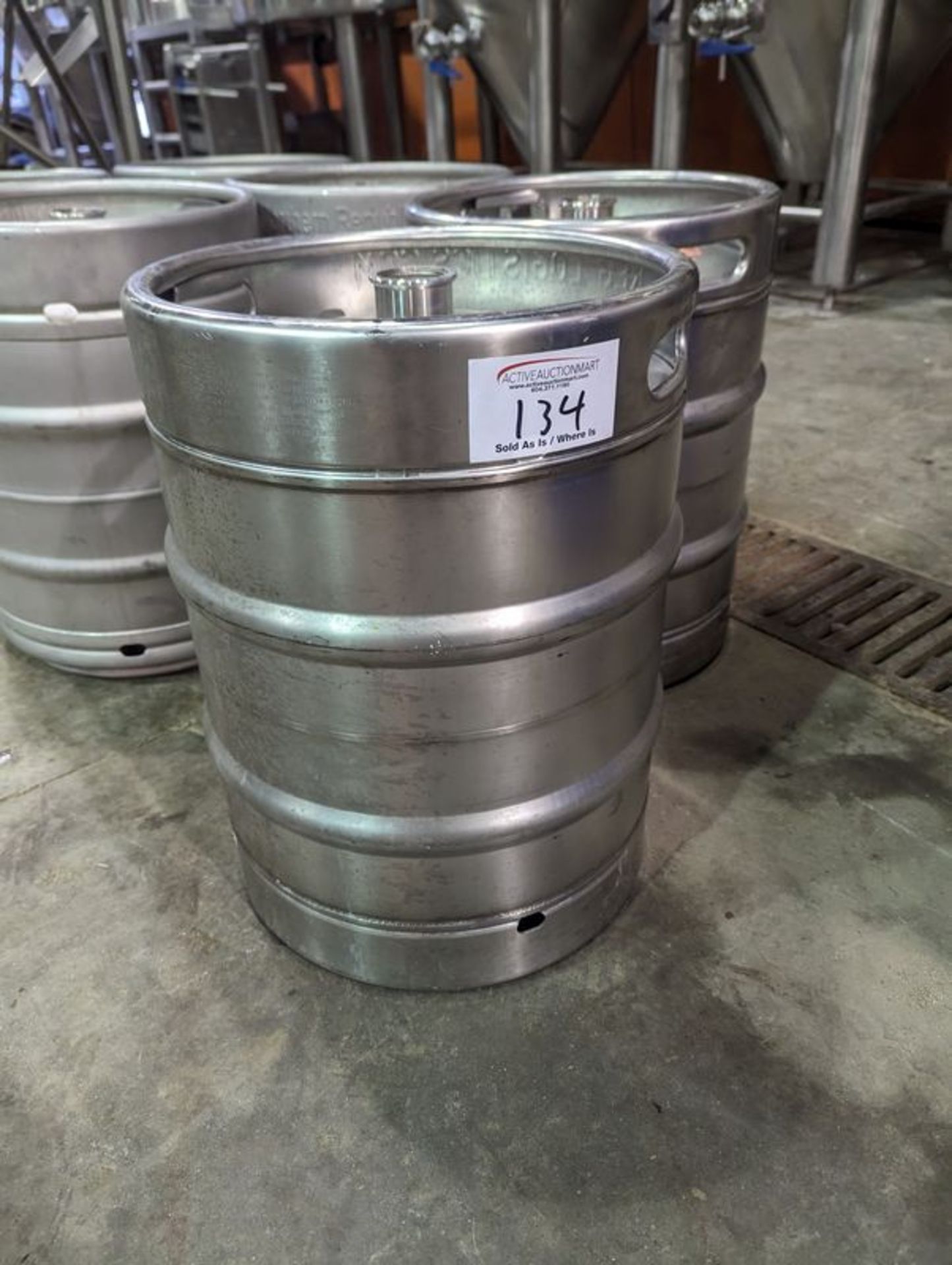 6 Stainless Steel Kegs