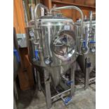 NRM 5HL Stainless Steel Jacketed Brew Tank. Installed New in 2022