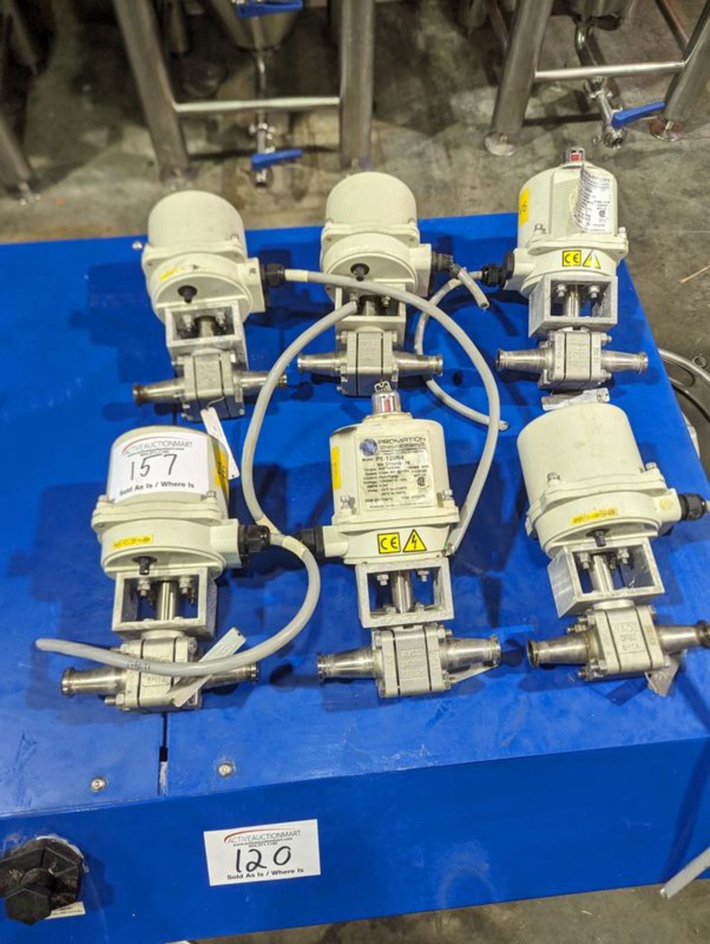 6 Promation Engineering Model P1-120N4 Pneumatic Actuators