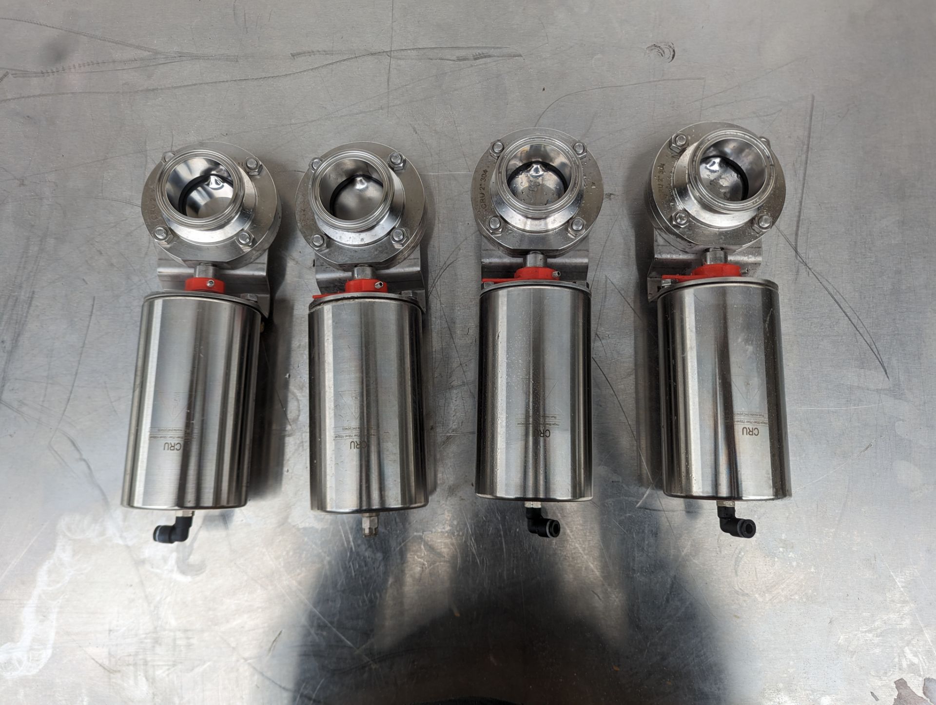 Four 2" Valves