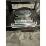 Lot of Assorted Aluminum Trays