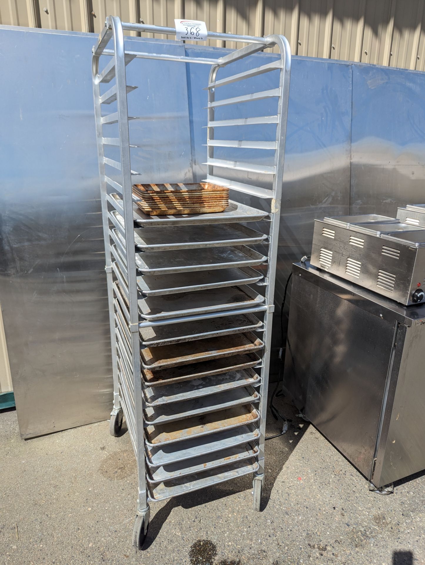 Aluminum Bakers Rack with Trays