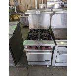 ThermaTek 4 Burner Gas Range with Oven