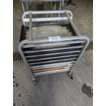 Half Size Bakers Rack with Trays