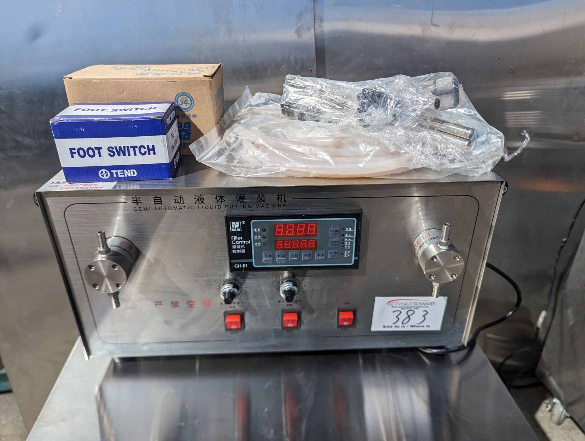 Unused Semi Automatic Liquid Filling Machine