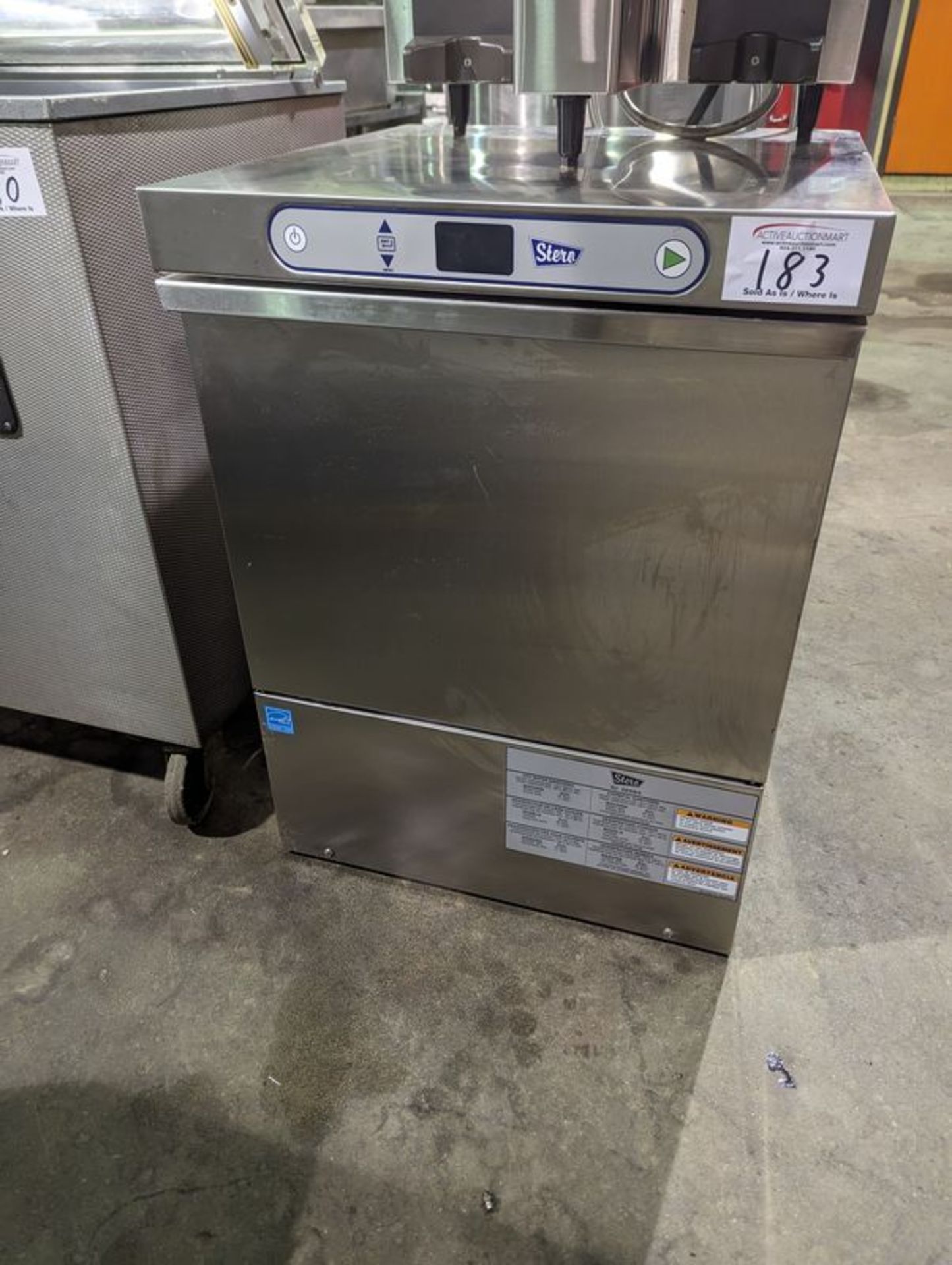 Stero SUH Under Counter, High Temp Dishwasher. Installed New in 2022, Never Used.