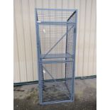 Six, Uline, 36 x 36" Two Tier, 3 Sided, Storage Cages, Used 1 Year. Original Cost $760 per unit