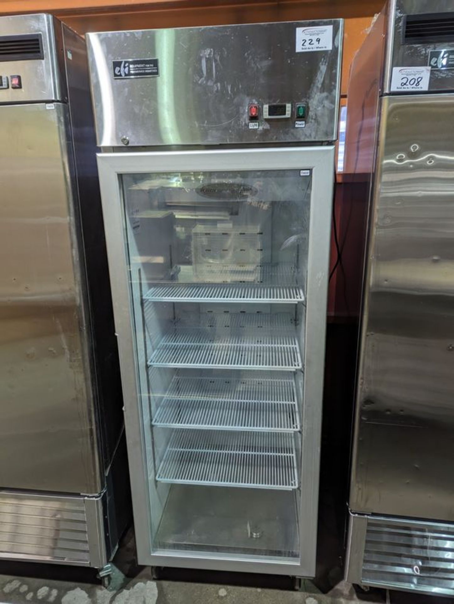 EFI Single Door Display Freezer