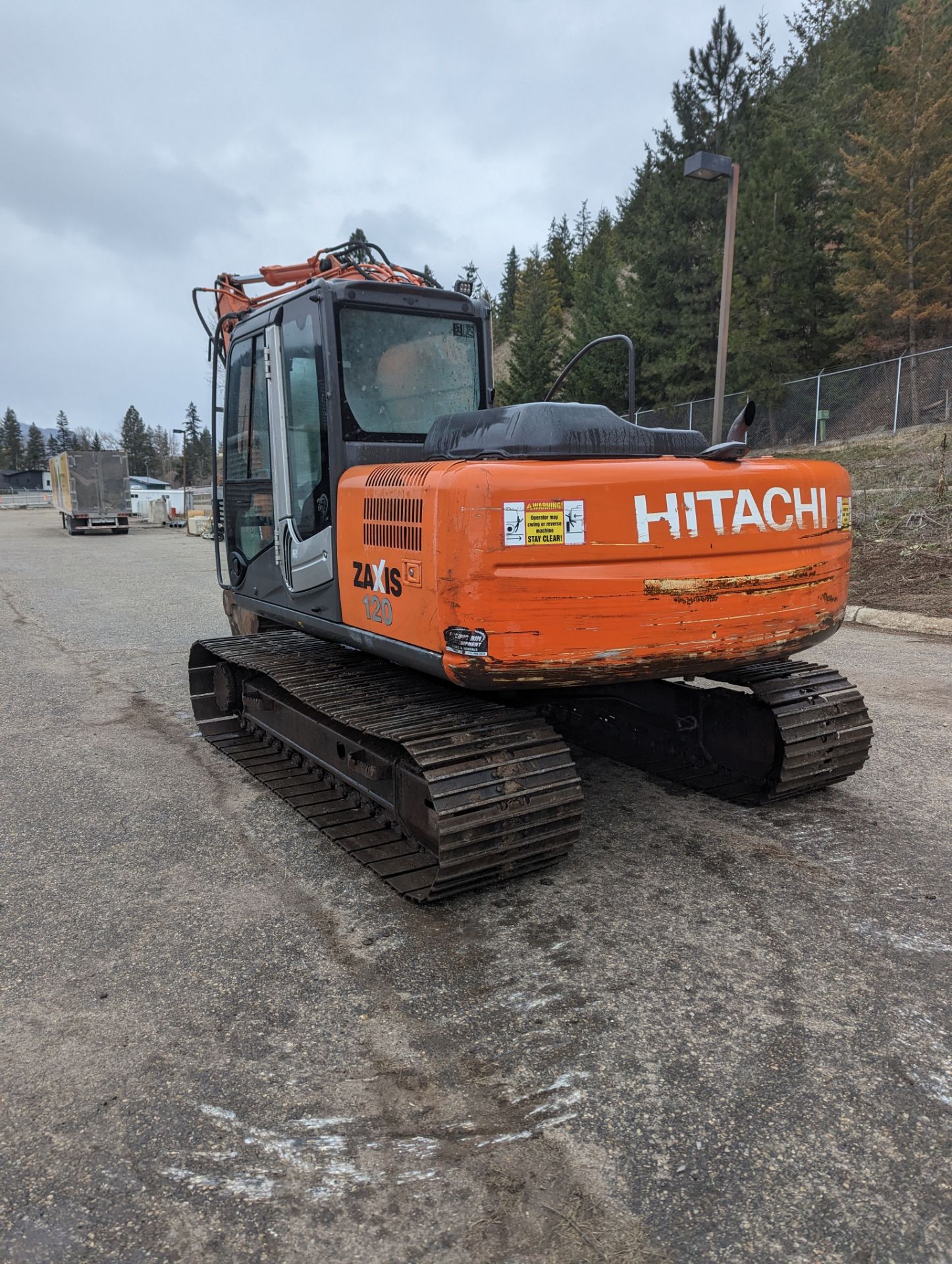 Hitachi ZX120 Excavator with 5100 Hours and Thumb Attachment - Image 2 of 8