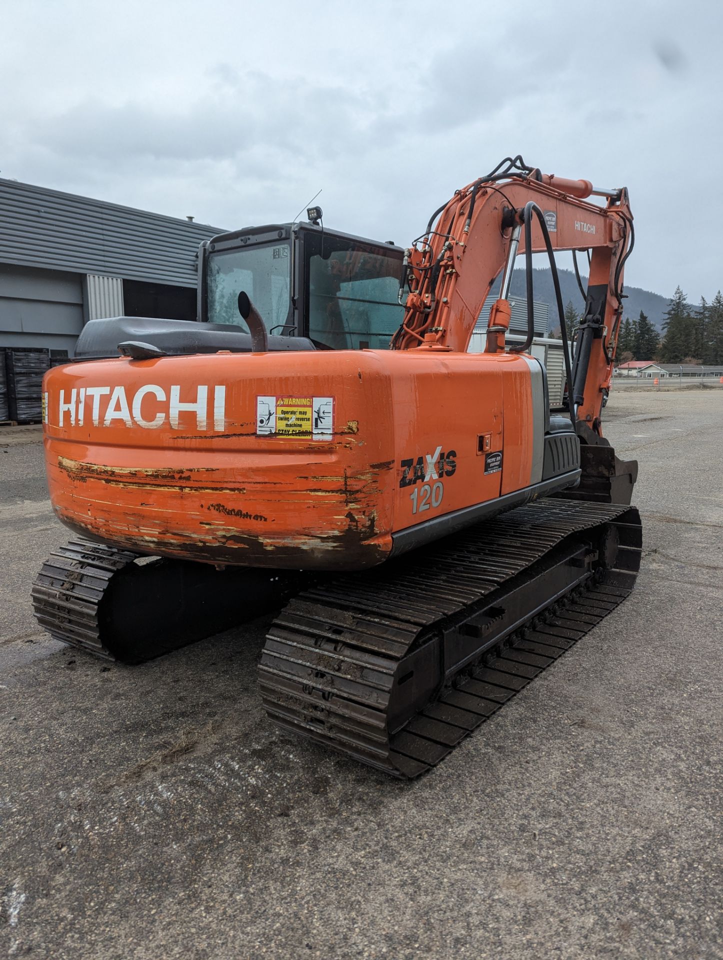 Hitachi ZX120 Excavator with 5100 Hours and Thumb Attachment - Image 3 of 8