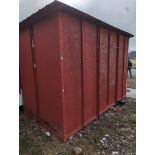 Red Portable Storage Shed