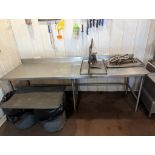 96" Stainless Steel Work Table