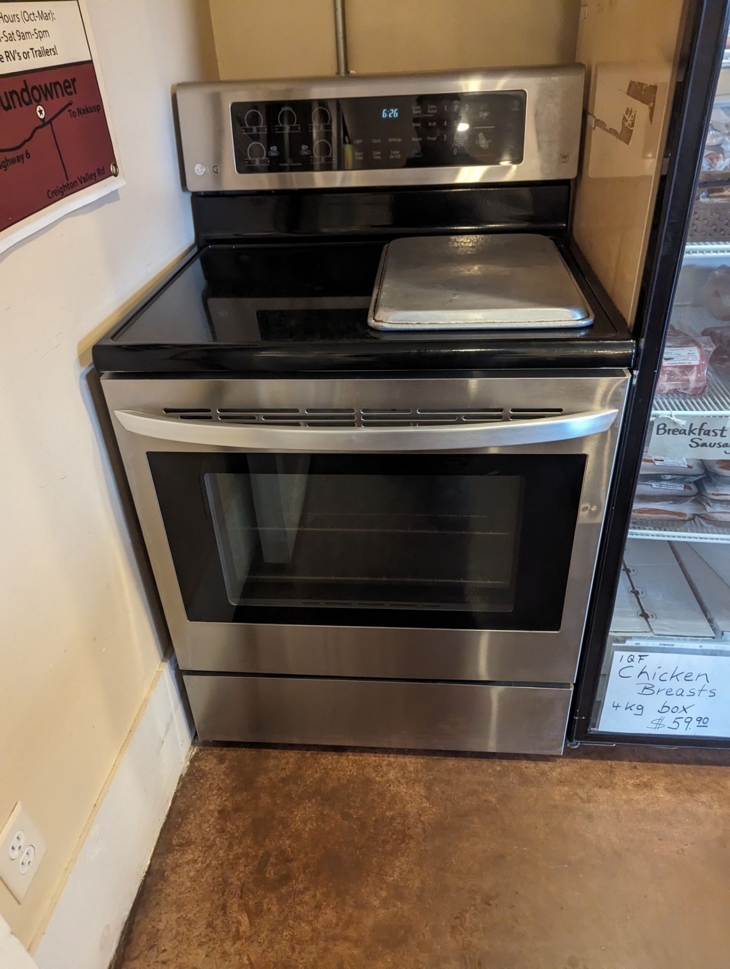 LG Electric Stove. Purchased New, Cost over $1000.00