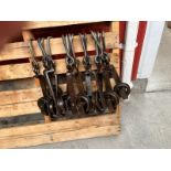 14, 3" Rollers with Metal Hooks