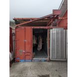 20 Ft Meat Aging Container with Rail System and Refrigeration