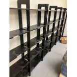 6 Sections of Wood Book / Display Shelving