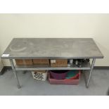 2 Tier Stainless Steel Table