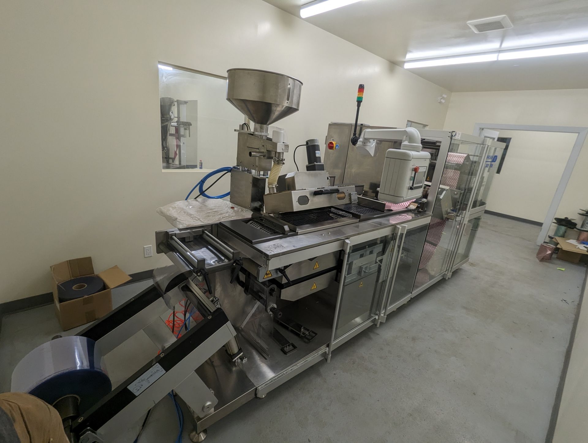 Aligned DPH260H Blister Strip Packaging Machine with Cooling System. Purchased 2022 - $114,000 USD