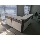 L Shaped Office Reception Desk