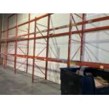 7 Sections of 12ft x 96" Pallet Racking