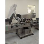 Pill Bottling Line with Model JF-8B Pill Counter, Cap Sorter, Model JF-3902 Capper, Model JF-M1 Heat