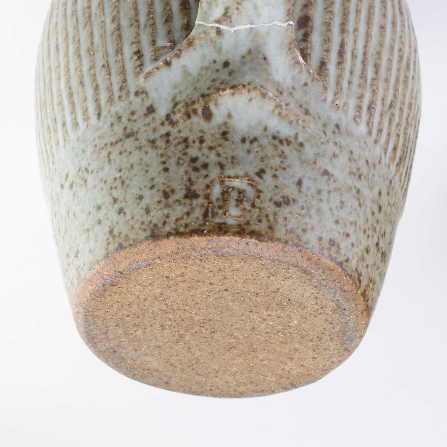 † DAVID LEACH (1911-2005) for Lowerdown Pottery; a bulbous stoneware vase covered in dolomite - Image 7 of 9