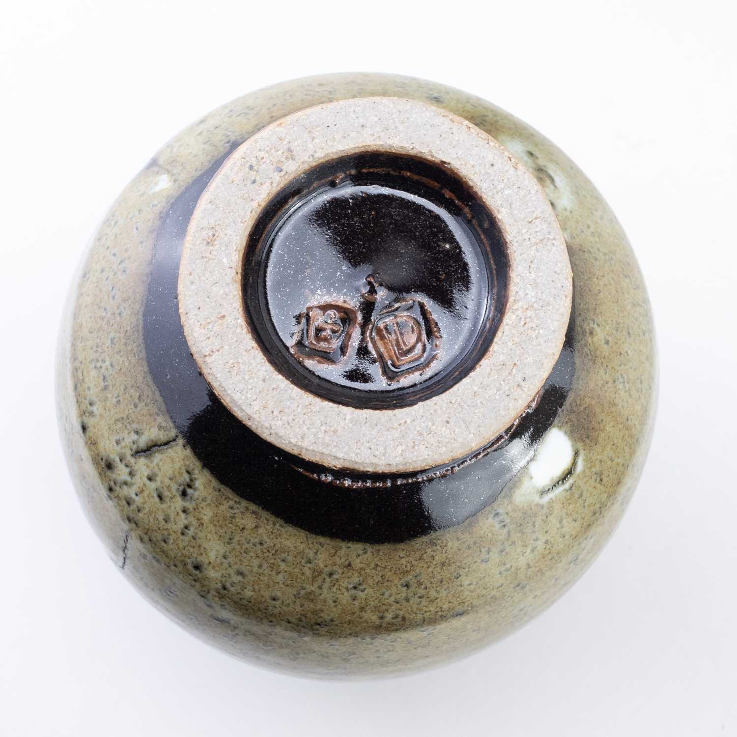 † DAVID LEACH (1911-2005) for Lowerdown Pottery; a bulbous stoneware vase covered in dolomite - Image 8 of 9