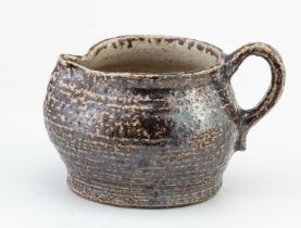 ALFRED G HOPKINS (1884-1940); a salt glazed jug, incised 'A G Hopkins Lambeth 1928', height 9cm.