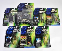 STAR WARS; a group of seven 'The Power of the Force' figures to include 'Pote Snitkin', 'Darth Vader
