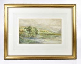 C W ALLEN; a late 19th century pencil drawing, signed and dated 1889, 22 x 16.5cm, with an