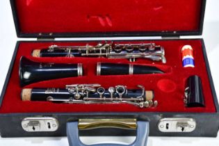 BOOSEY & HAWKES; a cased clarinet.