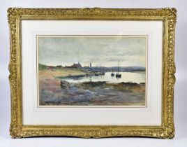 JAMES G LANG; watercolour maritime scene, signed and dated 1883, 30 x 48cm, framed and glazed.