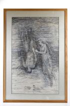 † AUDREY WALKER (1928-2020); pastel on paper, 'Study for Alayone', signed, titled and dated 2008