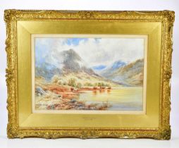 H D HILLIER; watercolour, "Ben A'An, Loch Katrine, signed, 35.5 x 53cm, in ornate gilt frame.