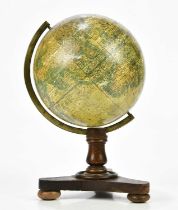 GEORGE WOODWARD; a 7inch terrestrial globe, published by G. Woodward, London, 1815, overall height