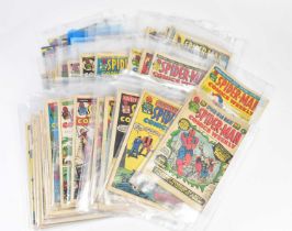 SPIDER MAN COMICS WEEKLY; a complete run from No 1 – 50 1973 / 1974, the first volume does not