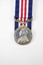 A WWI George V Military Medal named to Sergeant G. Bartlett 117844D 87 Brigade Royal Field