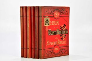 Six albums of 'The Country Gentleman and Sporting Gazette', 1883 (x2), 1894, 1896, 1897, 1898 (6)