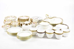 SPODE; a part tea service together with further part tea/dinner services. Condition Report: