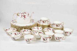 MINTON; a part tea/dinner service in the 'Ancestral' pattern.