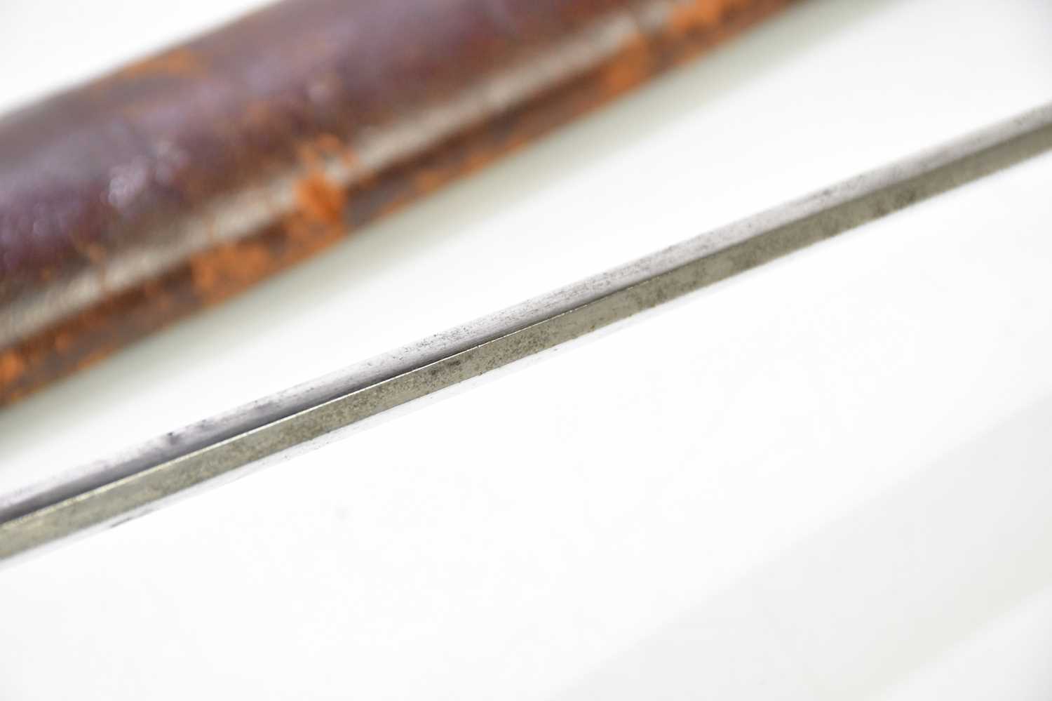 A Japanese WWII army officer's Katana type 98 sword, with shagreen grip and gilt metal terminal, and - Image 9 of 18