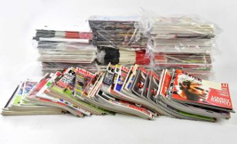 MANCHESTER UNITED; a large collection of football programmes from 1990 to 2019, including Manchester